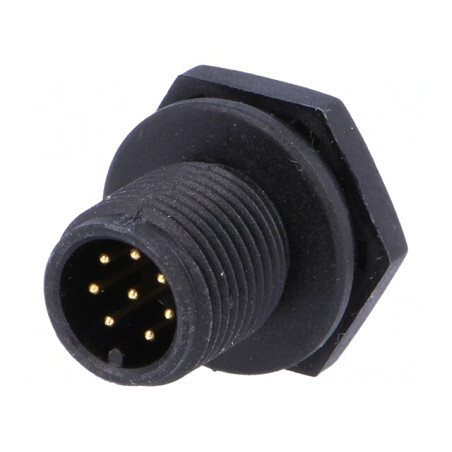 Soclu M12 8 PIN tată IP68 pentru DeviceNet/CANopen | Electronic-mag.ro | Componente Electronice