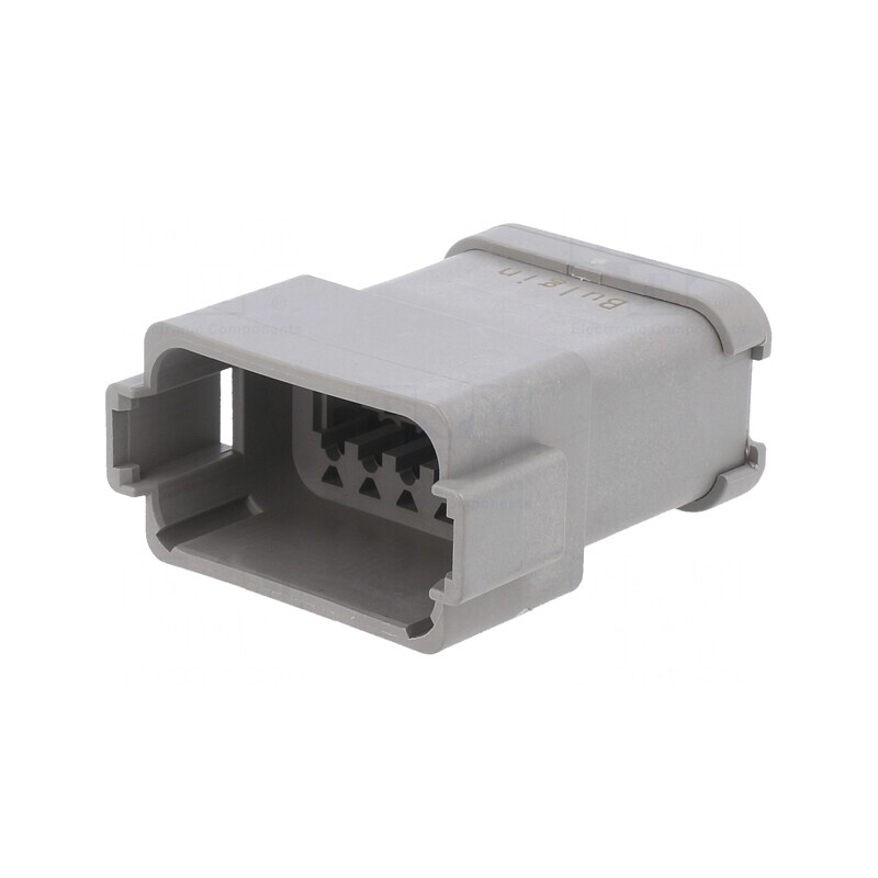 Conector cablu-cablu PX0 PIN 12 gri IP68 | Electronic-mag.ro | Componente Electronice