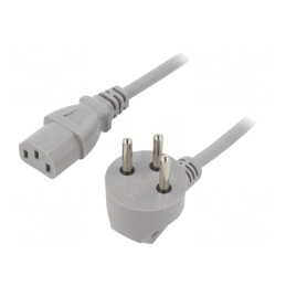 Cablu Alimentare 3x1mm2 IEC C13 Mamă 3m | Electronic-mag.ro | Componente Electronice