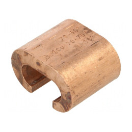Conector Clemă Laterală Cupru 70mm2 2/0AWG | Electronic-mag.ro | Componente Electronice