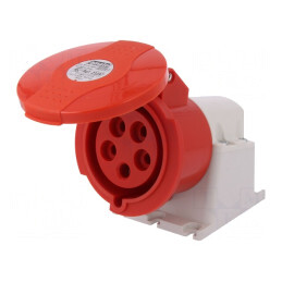 Conector Alimentare AC Trifazat Soclu Mamă 32A 380/415VAC | Electronic-mag.ro | Componente Electronice