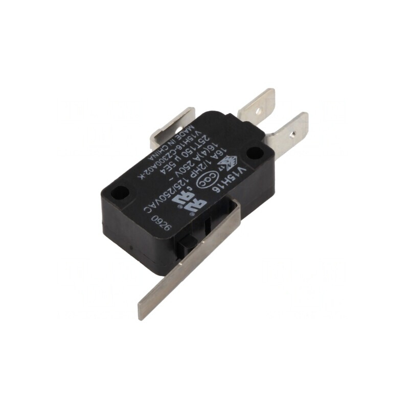 Microîntrerupător SPDT cu Manetă 16A 250VAC IP40 | Electronic-mag.ro | Componente Electronice