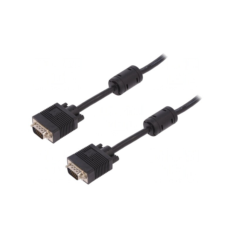 Cablu D-Sub 15pin HD Negru 3m | Electronic-mag.ro | Componente Electronice Cablu D-Sub 15pin HD Negru 3m | Electronic-mag.ro | Componente Electronice