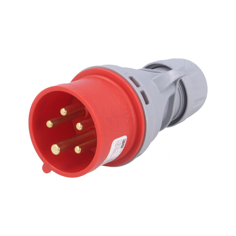 Conector Alimentare AC Trifazat 16A 400VAC IP44 | Electronic-mag.ro | Componente Electronice