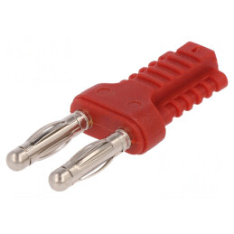 Conector Banană 4mm Roșu 12A 33VAC 70VDC | Electronic-mag.ro | Componente Electronice