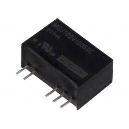 Convertor DC/DC 1W 24V la 15V/-5V SIP THT | Electronic-mag.ro | Componente Electronice