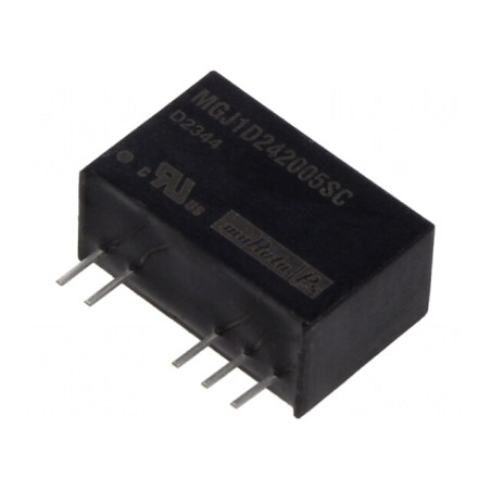 Convertor DC/DC 1W 24V la 20V/-5V SIP THT | Electronic-mag.ro | Componente Electronice
