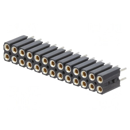 Soclu pini mamă 26 pini 2,54mm THT | Electronic-mag.ro | Componente Electronice