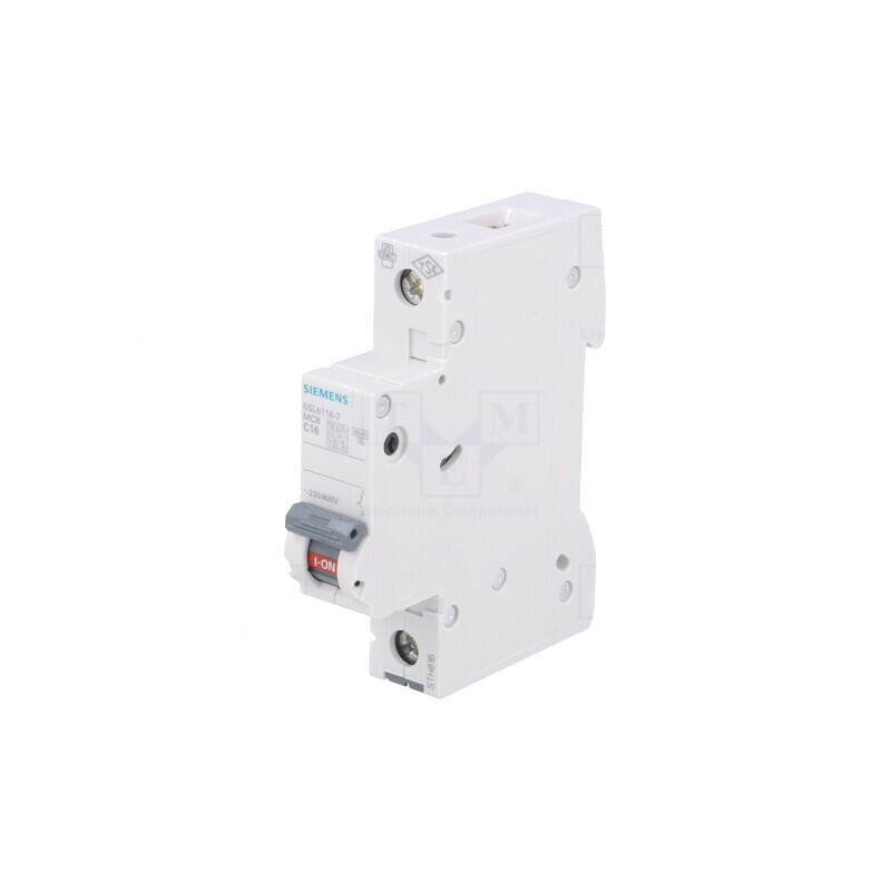 Întrerupător de supracurent 16A 1P 230V C | Electronic-mag.ro | Componente Electronice