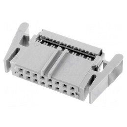 Mufă IDC Mamă 16 PIN pentru Cablu Bandă 1,27mm | Electronic-mag.ro | Componente Electronice