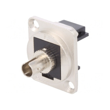 Conector fibră optică ST metalic | Electronic-mag.ro | Componente Electronice