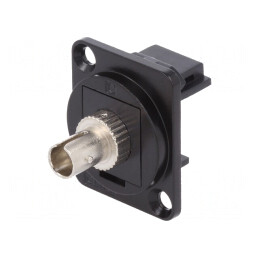 Conector fibră optică ST metalic | Electronic-mag.ro | Componente Electronice