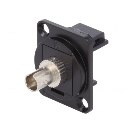 Conector fibră optică ST metalic | Electronic-mag.ro | Componente Electronice