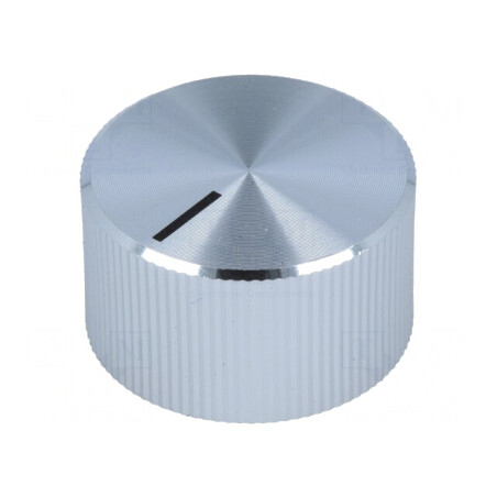 Buton Rotativ cu Indicator Ø6mm Aluminiu și Plastic | Electronic-mag.ro | Componente Electronice