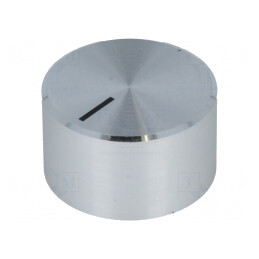 Buton Rotativ cu Indicator Aluminiu-Plastic Ø 6mm | Electronic-mag.ro | Componente Electronice