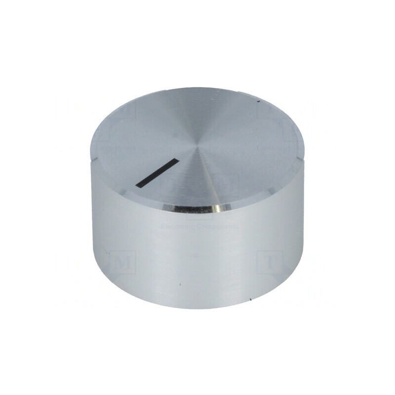 Buton Rotativ cu Indicator Aluminiu-Plastic Ø 6mm | Electronic-mag.ro | Componente Electronice
