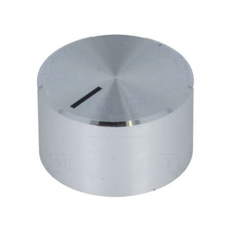 Buton Rotativ cu Indicator Aluminiu-Plastic Ø 6mm | Electronic-mag.ro | Componente Electronice
