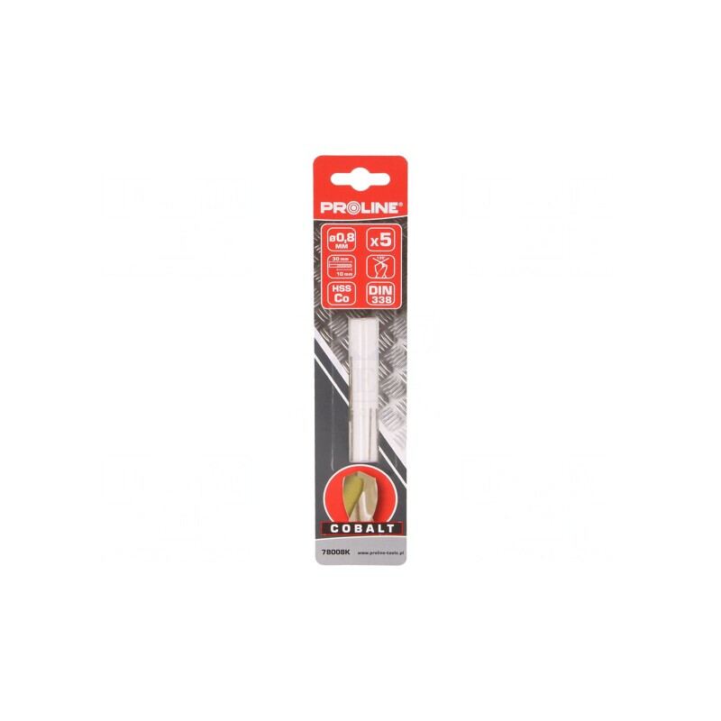 Burghiu Metal 0.8mm HSS-Co 5buc | Electronic-mag.ro | Componente Electronice