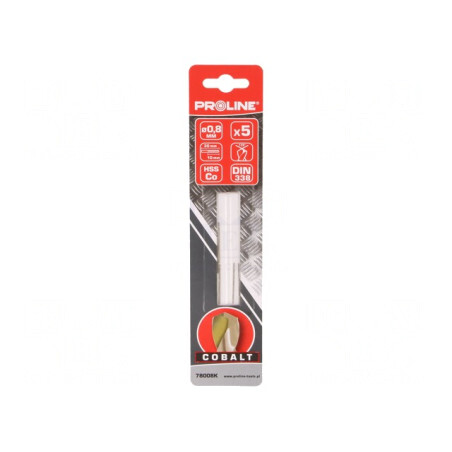 Burghiu Metal 0.8mm HSS-Co 5buc | Electronic-mag.ro | Componente Electronice