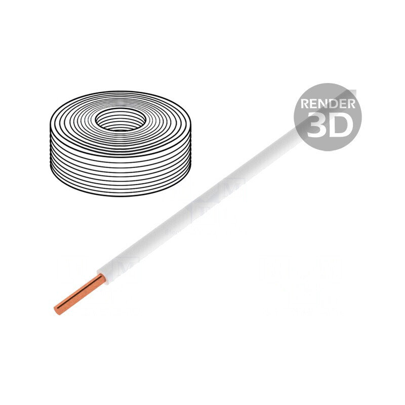 Cablu Cu Litat 0,5mm2 PVC Alb 10m 60V | Electronic-mag.ro | Componente Electronice Cablu Cu Litat 0,5mm2 PVC Alb 10m 60V | Electronic-mag.ro | Componente Electronice