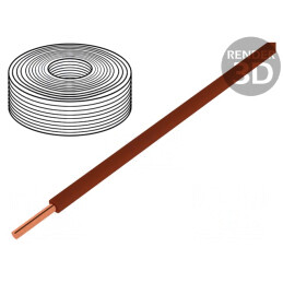 Cablu litat maro 0,5mm2 PVC 10m | Electronic-mag.ro | Componente Electronice