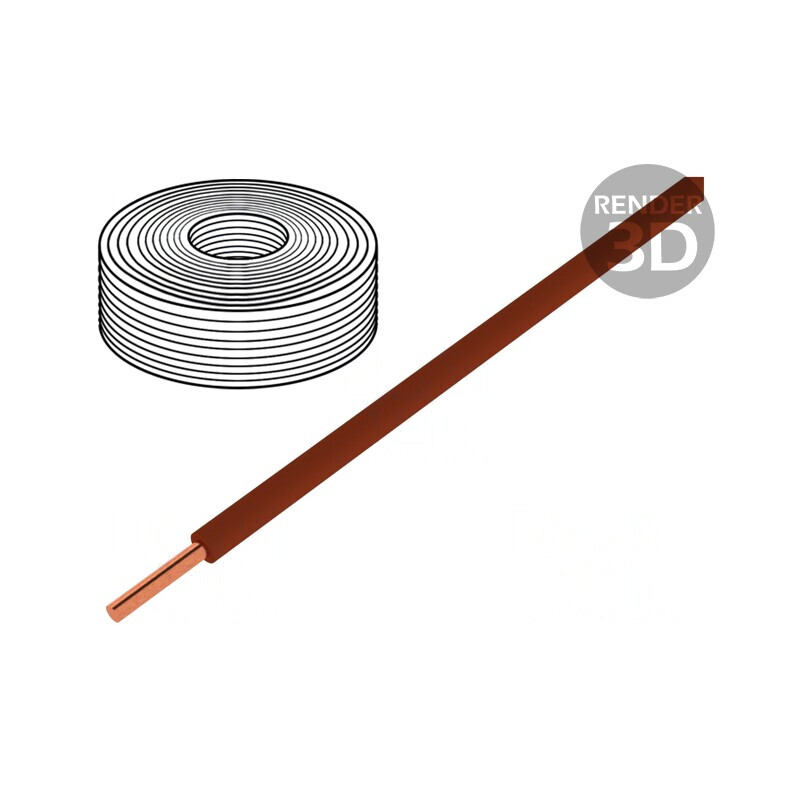 Cablu litat maro 0,5mm2 PVC 10m | Electronic-mag.ro | Componente Electronice Cablu litat maro 0,5mm2 PVC 10m | Electronic-mag.ro | Componente Electronice