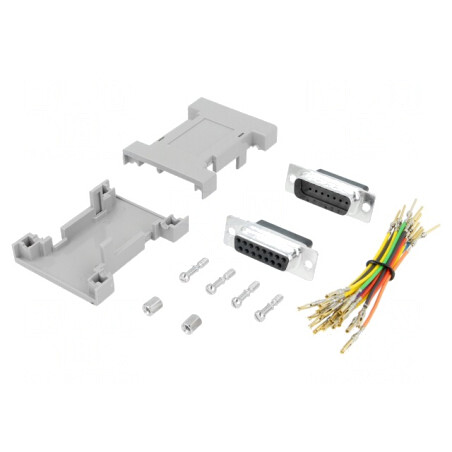 Adaptor D-Sub 15pin Tată-Mamă | Electronic-mag.ro | Componente Electronice