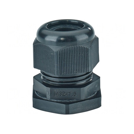 Garnitură de etanșare M32 poliamidă neagră IP66/IP67 | Electronic-mag.ro | Componente Electronice