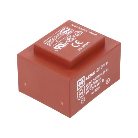 Transformator Încapsulat 10VA 230V 9V 1111mA PCB | Electronic-mag.ro | Componente Electronice