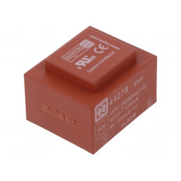 Transformator Încapsulat 10VA 117V la 9V 1111mA PCB | Electronic-mag.ro | Componente Electronice