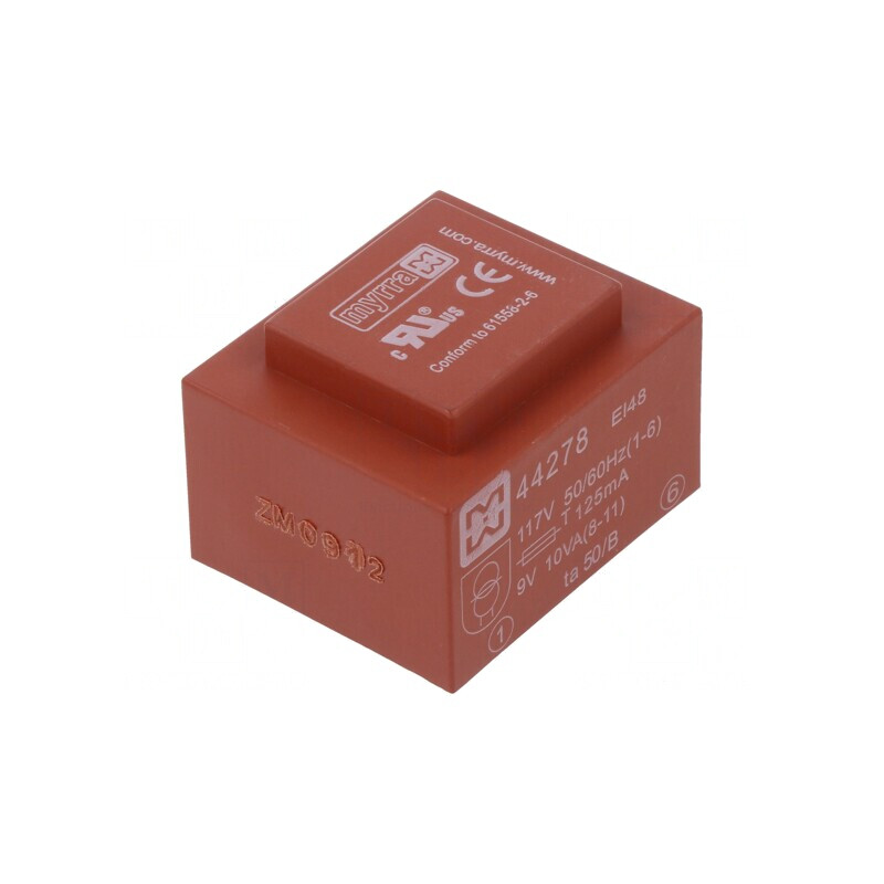 Transformator Încapsulat 10VA 117V la 9V 1111mA PCB | Electronic-mag.ro | Componente Electronice