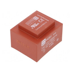 Transformator Encapsulat 10VA 117VAC 18V 556mA PCB | Electronic-mag.ro | Componente Electronice