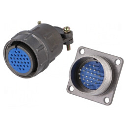 Conector Circular Soclu Mufă 26 PIN 5A | Electronic-mag.ro | Componente Electronice
