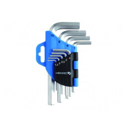 Set Chei Imbus Scurte 9 Bucăți Oțel Crom-Vanadium | Electronic-mag.ro | Componente Electronice