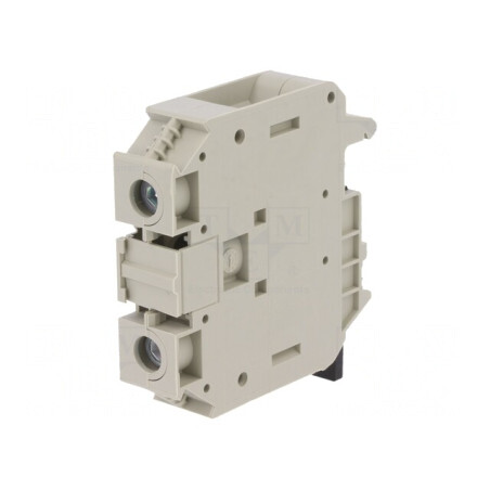 Conector Șine 35mm² 1 Pistă 2 Borne Gri 16mm | Electronic-mag.ro | Componente Electronice