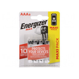 Baterii alcaline AAA 1,5V nereîncărcabile 8 buc MAX | Electronic-mag.ro | Componente Electronice