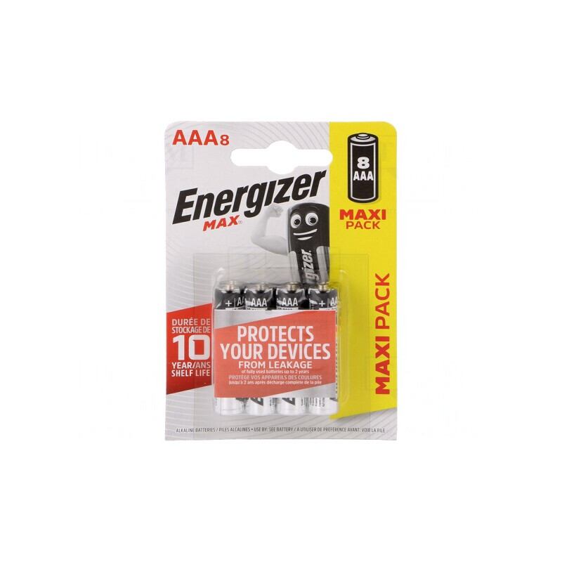 Baterii alcaline AAA 1,5V nereîncărcabile 8 buc MAX | Electronic-mag.ro | Componente Electronice