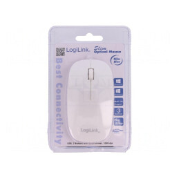 Mouse optic alb USB cu 3 butoane | Electronic-mag.ro | Componente Electronice