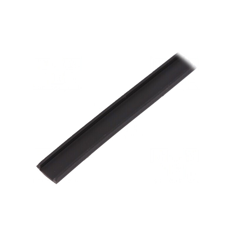Profil de protecție negru 10,3mm UL94V-0 | Electronic-mag.ro | Componente Electronice