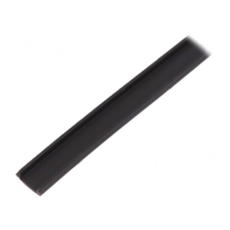 Profil de protecție negru 10,3mm UL94V-0 | Electronic-mag.ro | Componente Electronice