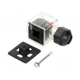 Conector cu Valvă Mufă A 18mm 3-Pin Pe Cablu | Electronic-mag.ro | Componente Electronice
