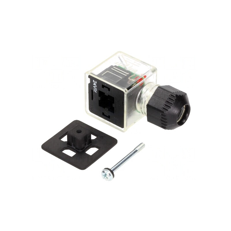 Conector cu Valvă Mufă A 18mm 3-Pin Pe Cablu | Electronic-mag.ro | Componente Electronice