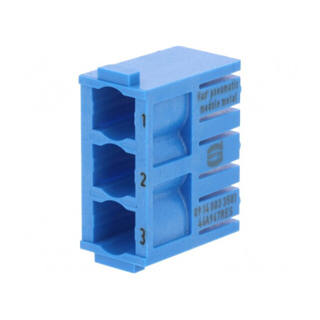 Conector Pneumatic Modular Tată-Mamă 1 Han-Modular | Electronic-mag.ro | Componente Electronice