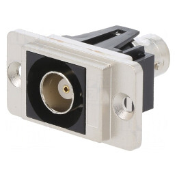 Adaptor BNC Soclu Metal Argintiu 50Ω | Electronic-mag.ro | Componente Electronice