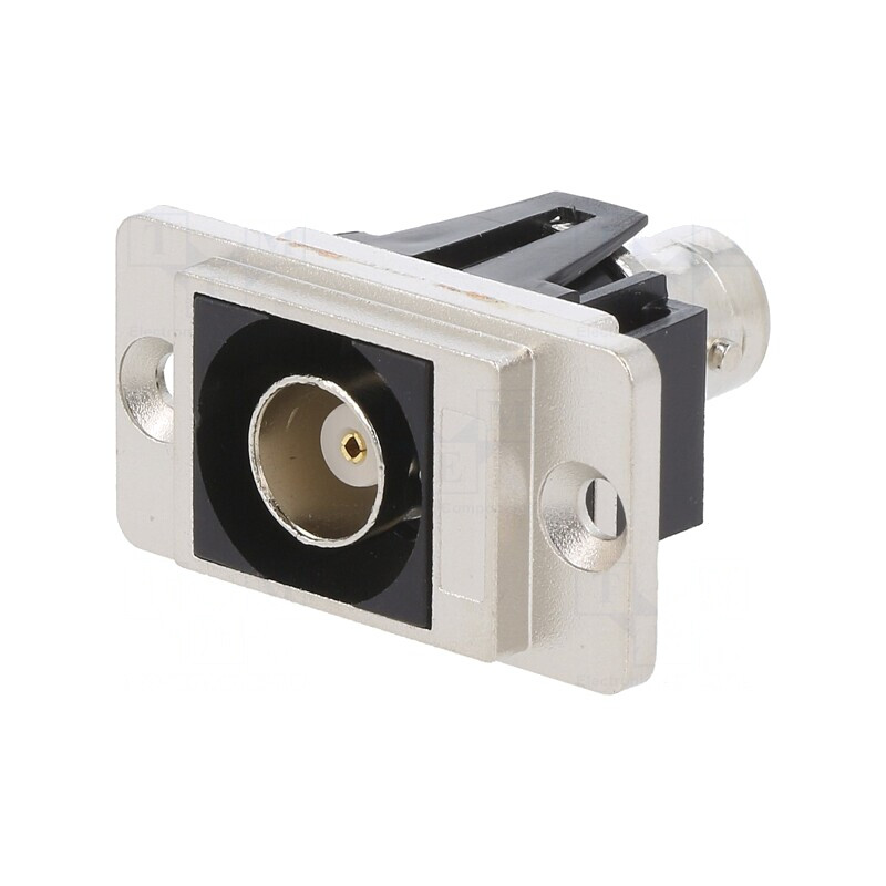 Adaptor BNC Soclu Metal Argintiu 50Ω | Electronic-mag.ro | Componente Electronice