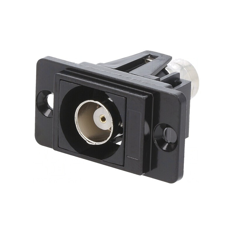 Adaptor BNC Soclu Ambele Părți 50Ω Metal 29mm Negru | Electronic-mag.ro | Componente Electronice