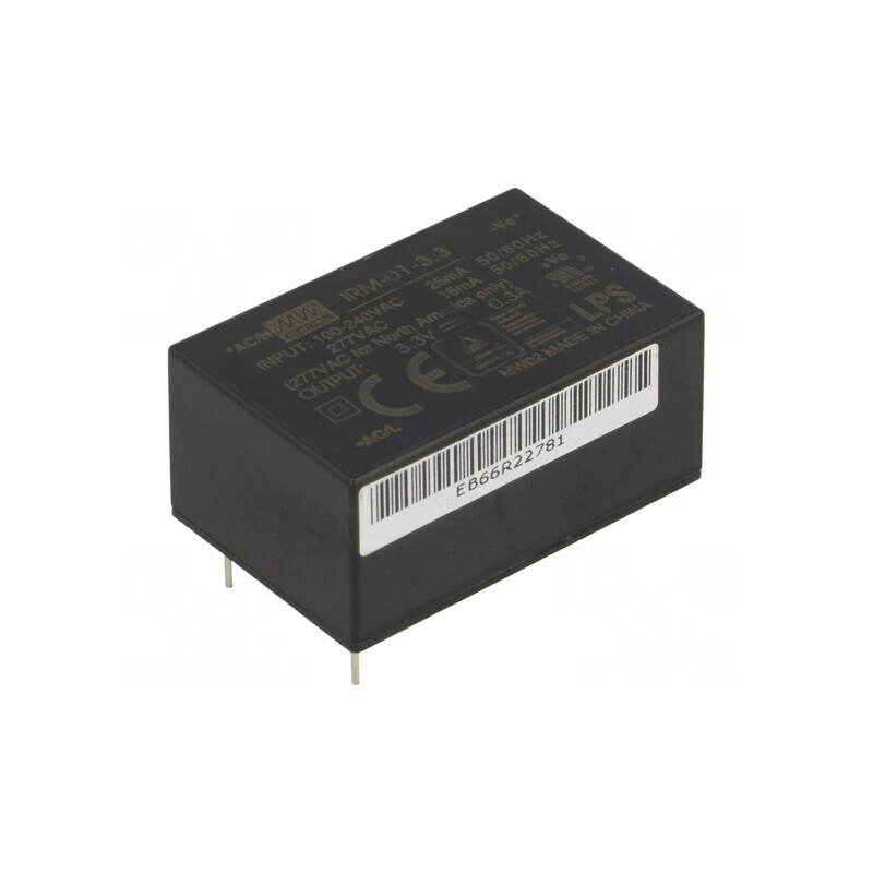 Convertor AC/DC 1W 3,3VDC | Electronic-mag.ro | Componente Electronice
