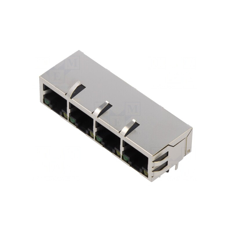 Soclu RJ45 Ecranat cu LED 8P8C THT | Electronic-mag.ro | Componente Electronice Soclu RJ45 Ecranat cu LED 8P8C THT | Electronic-mag.ro | Componente Electronice