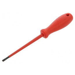 Șurubelniță Izolată Plată 4x0.8mm 100mm 1kVAC | Electronic-mag.ro | Componente Electronice