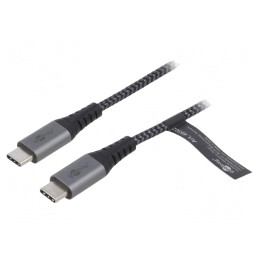Cablu USB 2.0 USB-C 2m Textil 480Mbps